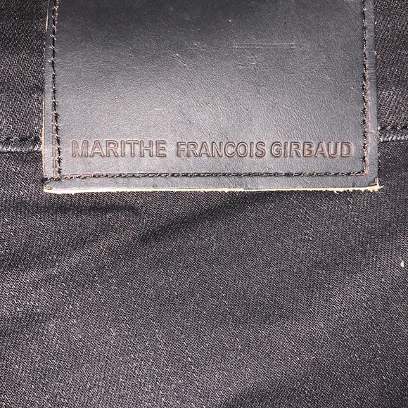 Marithe Francois Girbaud Slim Fit Denim Jeans (Black) - Picture 4 of 16